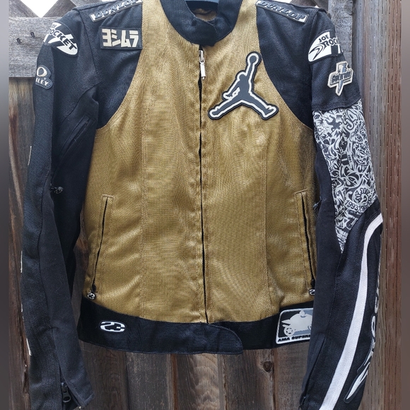 Women's Michael Jordan racing moto jacket - Picture 2 of 15